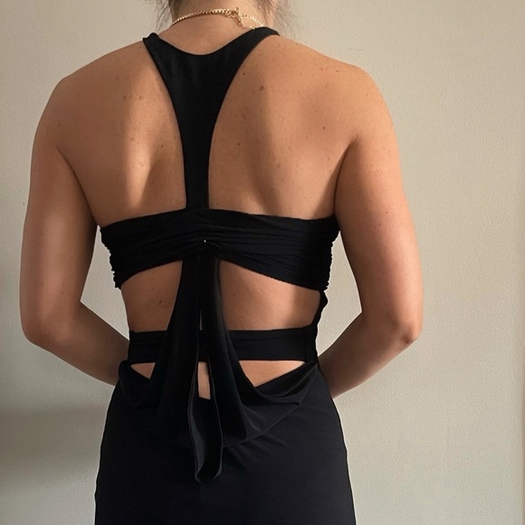 Jovani Midi Dress Black - Picture 4 of 4